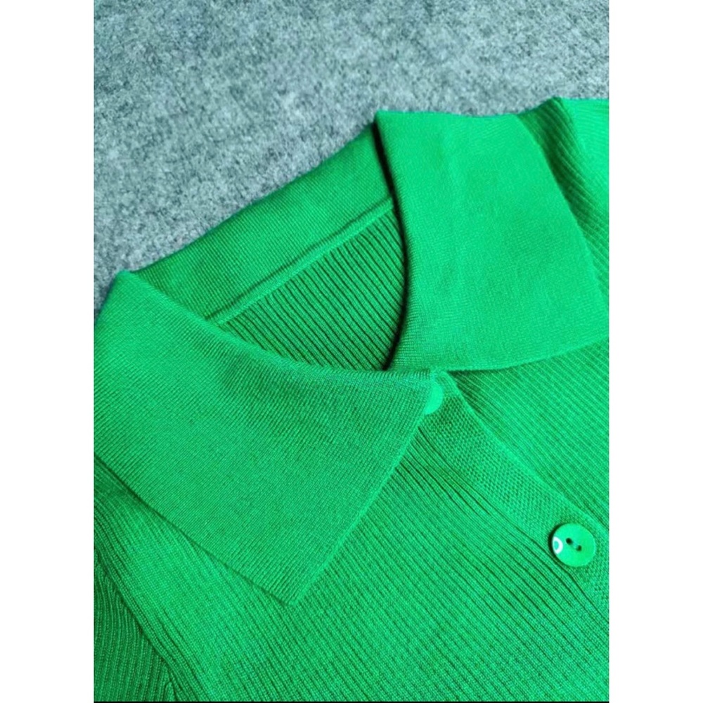 Shell Sleeve Ribbed Maxi Dress - Picture 13 of 17